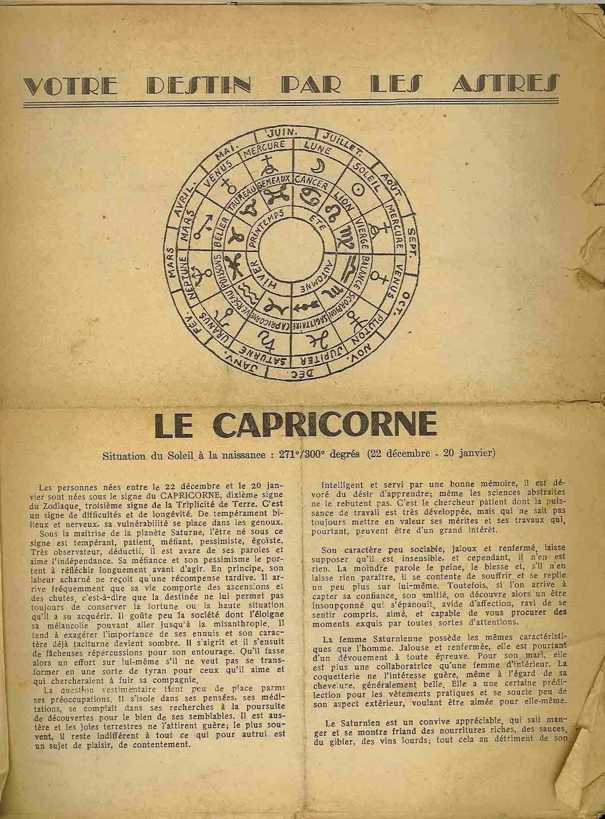 VOTRE DESTIN PAR LES ASTRES