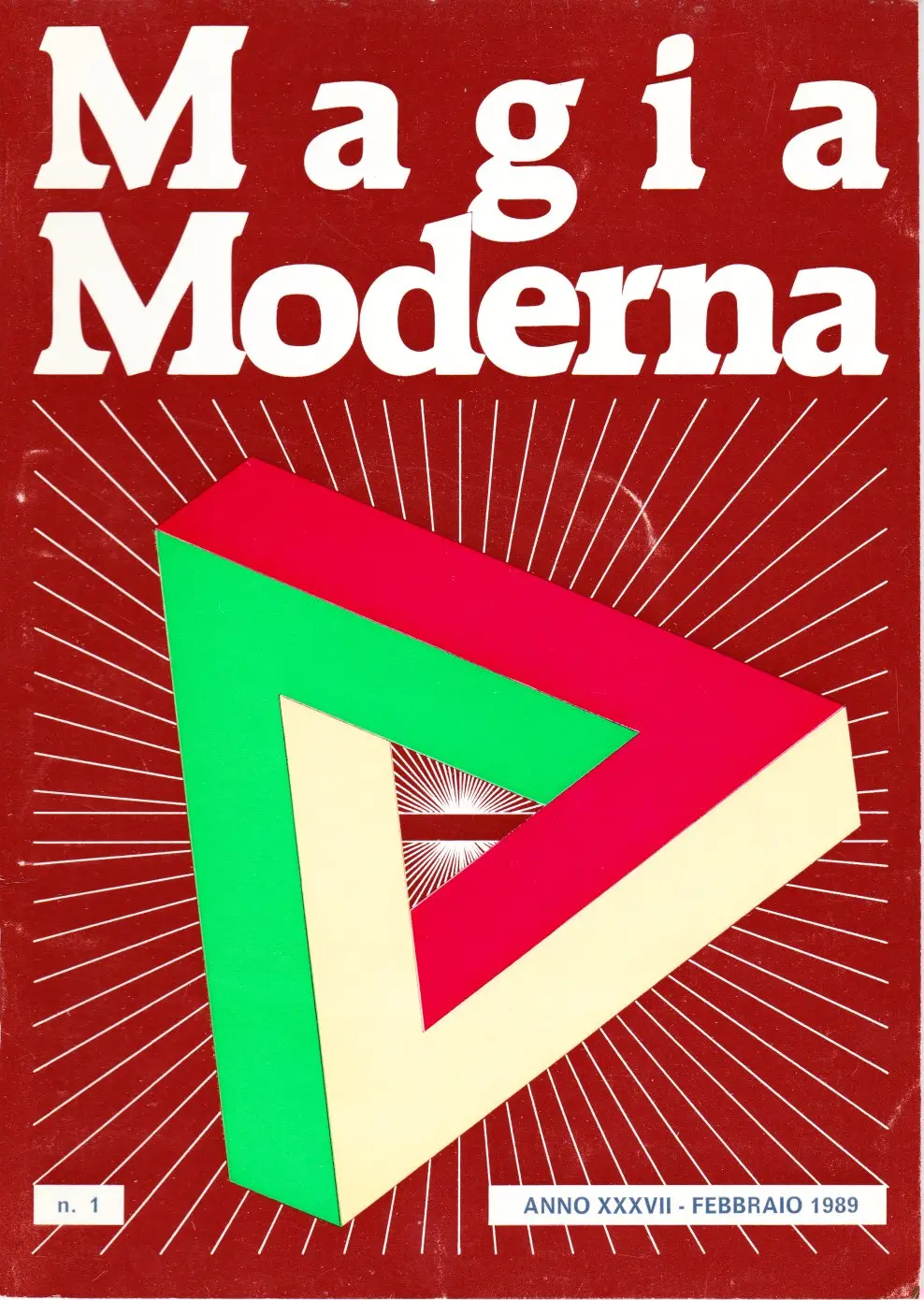 MAGIA MODERNA ANNO XXXVII – 1989 (N. 1, 2, 3, 4)