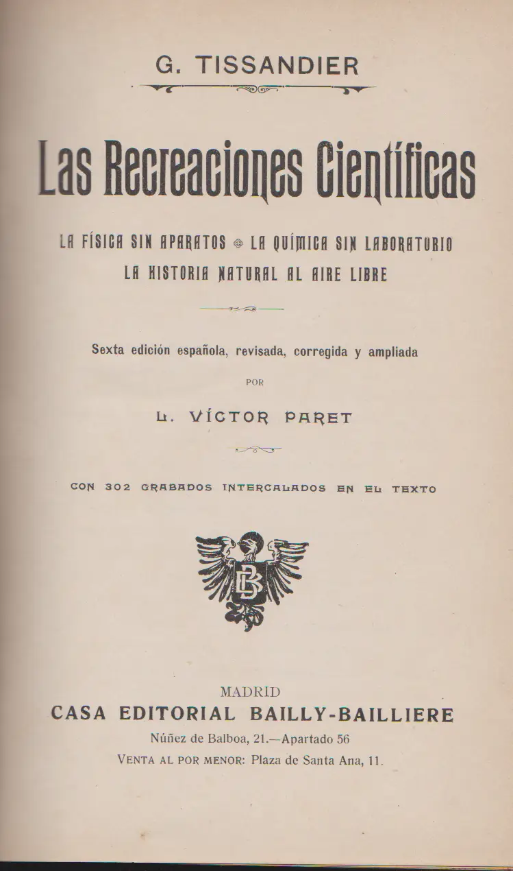 Las Recreaciones Cientificas - G. TISSANDIER – Image 2