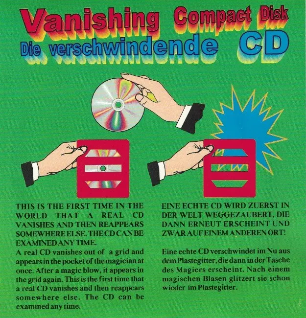 VANISHING COMPACT DISK