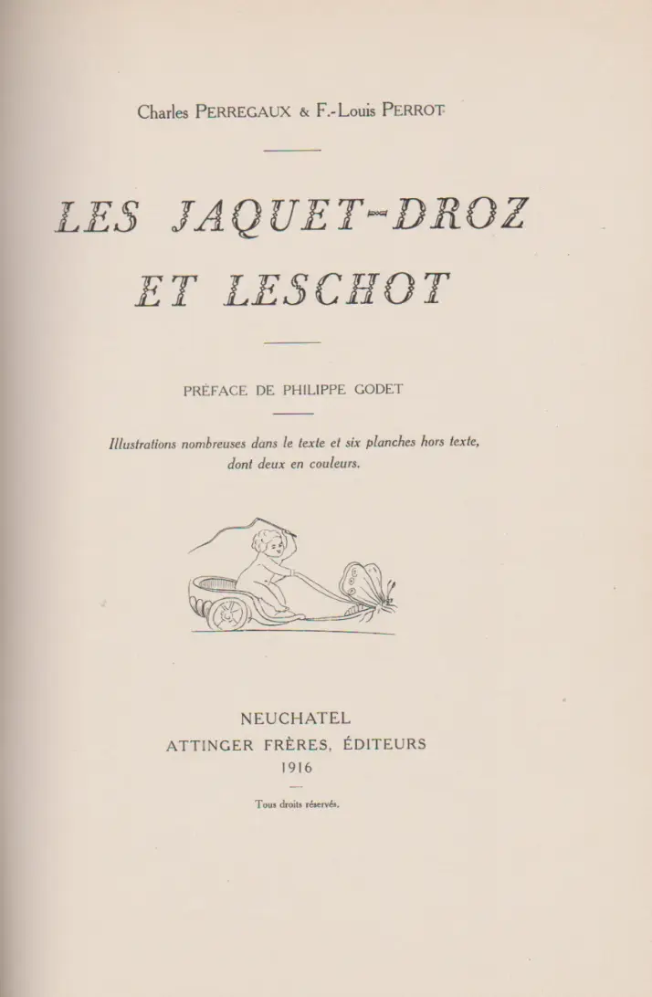LES JAQUET-DROZ ET LESCHOT (Charles PERREGAUX, F.-Louis PERROT) – Image 2