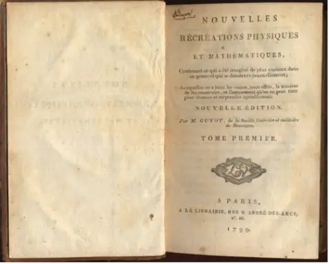 NOUVELLES RECREATIONS PHYSIQUES ET MATHEMATIQUES Vol. 1,2,3 (Gilles-Edme GUYOT) – Image 2