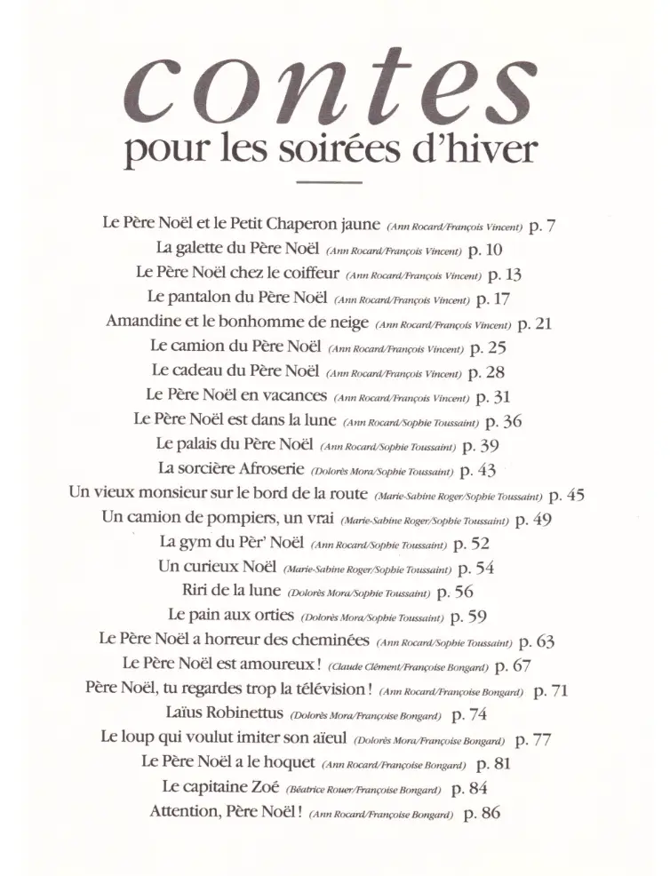 CONTES POUR LES SOIRÉES D'HIVER – Image 2