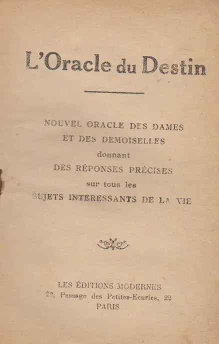 L'ORACLE DU DESTIN – Image 2