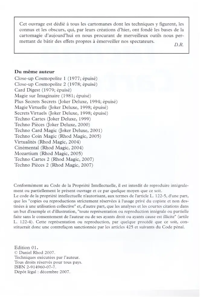 TECHNO CARTES 2 (Daniel RHOD) — réf. B-524 – Image 4