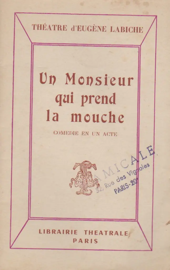 UN MONSIEUR QUI PREND LA MOUCHE