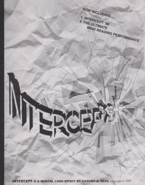 INTERCEPT By Harvey A. Berg
