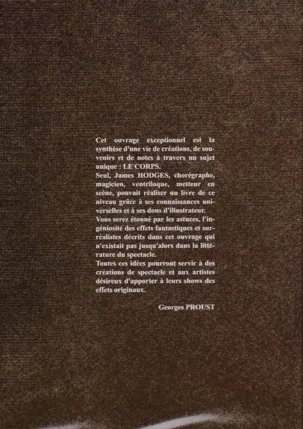 LES TRUCAGES DU CORPS (JAMES HODGES) – Image 2