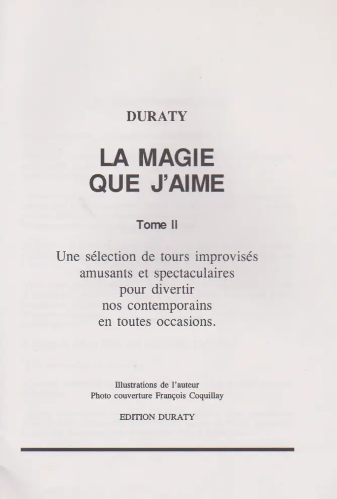 LA MAGIE QUE J'AIME TOME 2 (DURATY) – Image 2